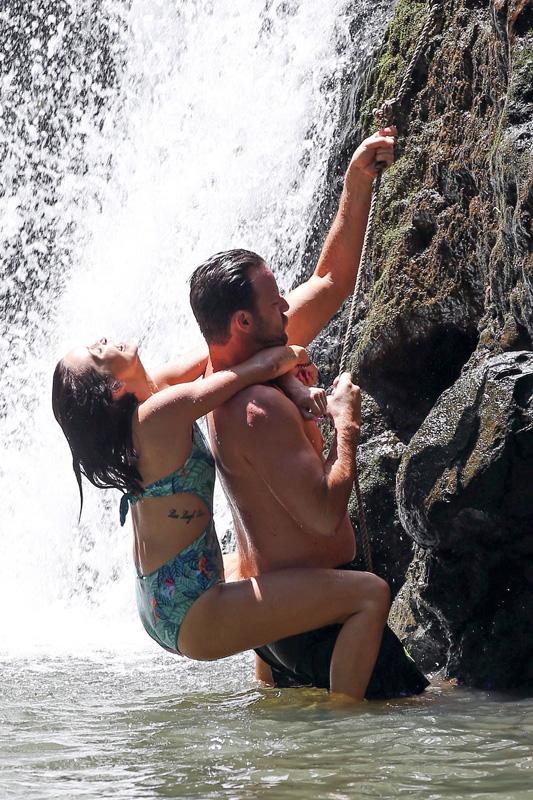 *EXCLUSIVE* Scheana Shay and Robert Parks Valletta get wet and wild on their romantic getaway **WEB MUST CALL FOR PRICING**