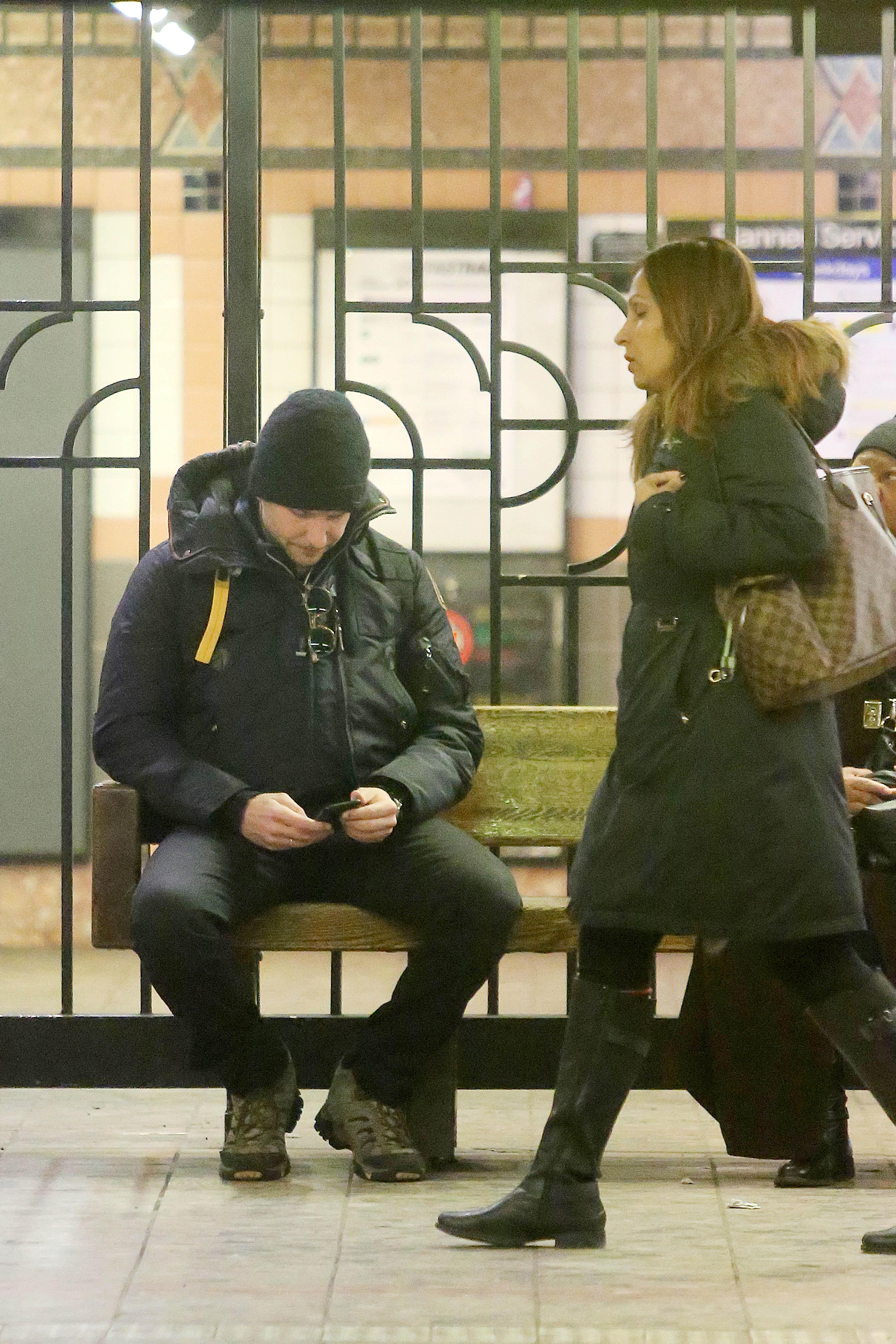 Bradley Cooper catches a train to make it in time for &#8220;The Elephant Man&#8221;