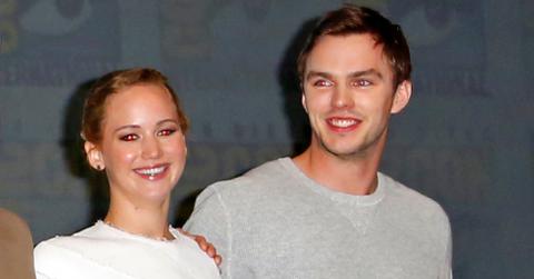 Jennifer Lawrence and Nicholas Hoult attend the ‘X Men: Days of Future Past’ Panel at The San Diego Comic Con