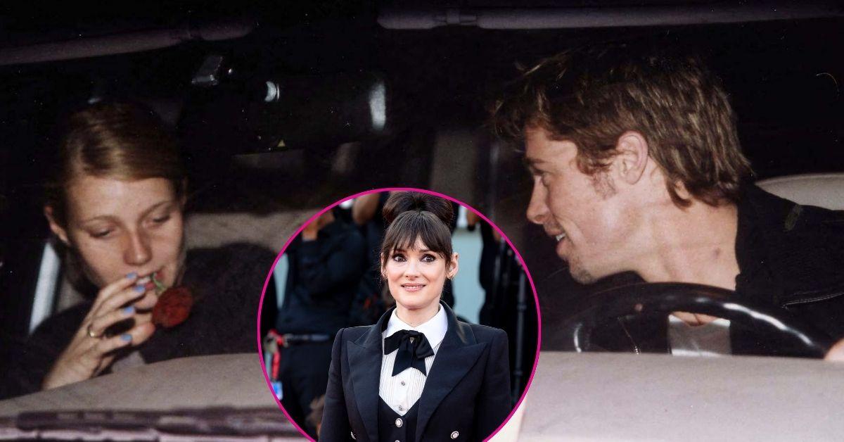 Composite Photos of Gwyneth Paltrow, Brad Pitt and Winona Ryder