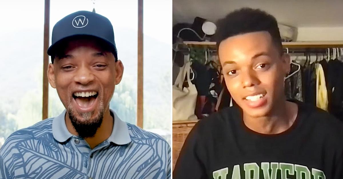 will smith surprises fresh prince of bel air reboot star jabari banks