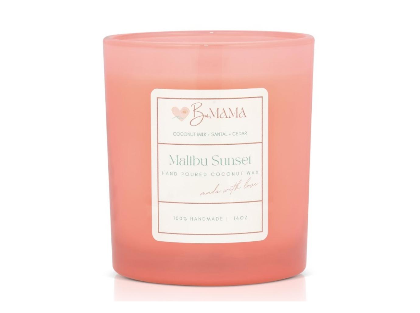 bumama malibu sunset candle