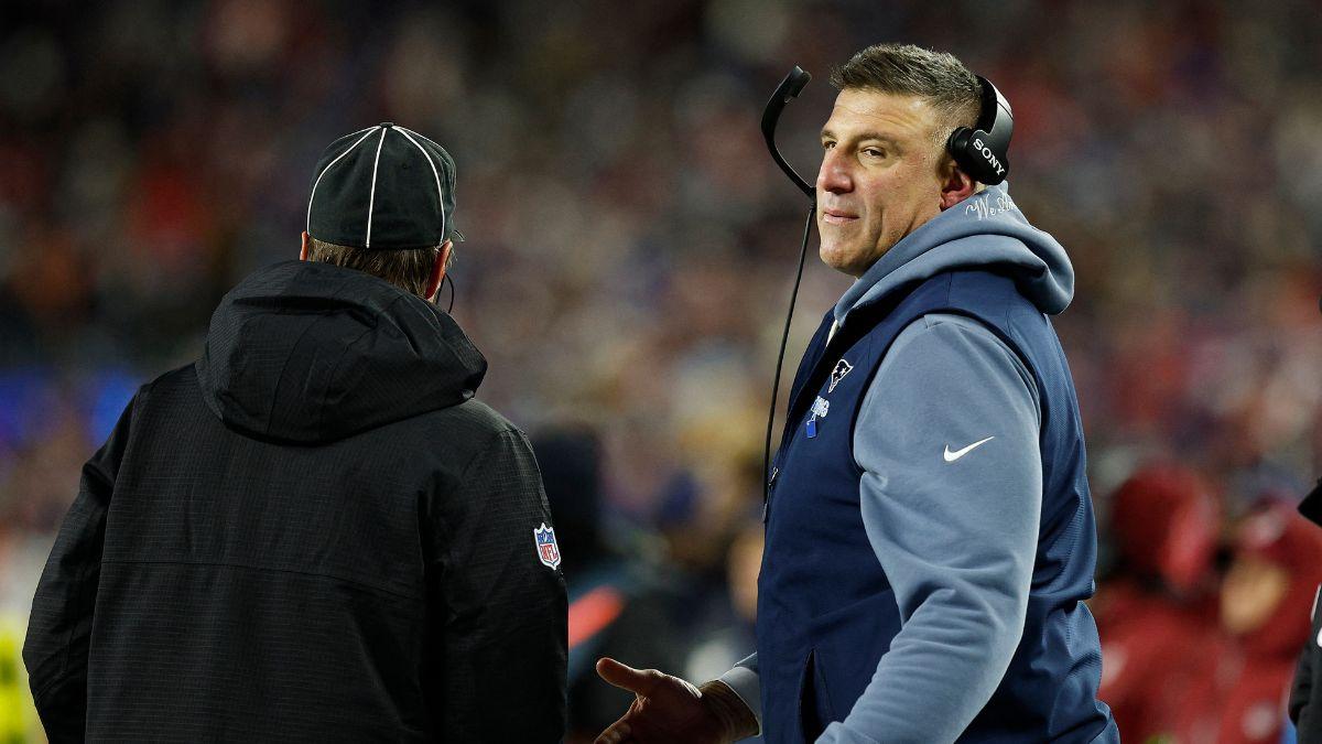 Image of Mike Vrabel and Dianna Russini seemed cozy in viral photos from Arizona in March.