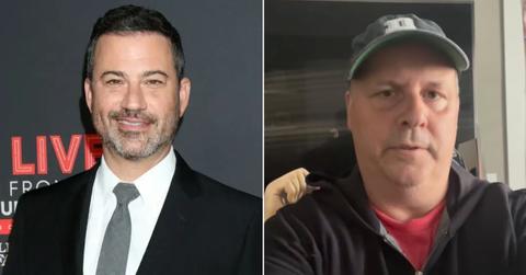 Composite photo of Jimmy Kimmel and Sal Iacono