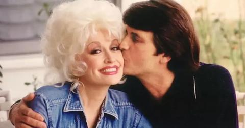Photo of Dolly Parton and Carl Dean.