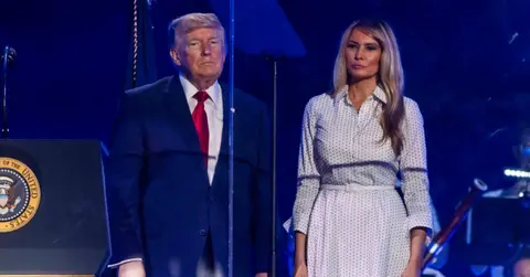 Image of Donald and Melania Trump