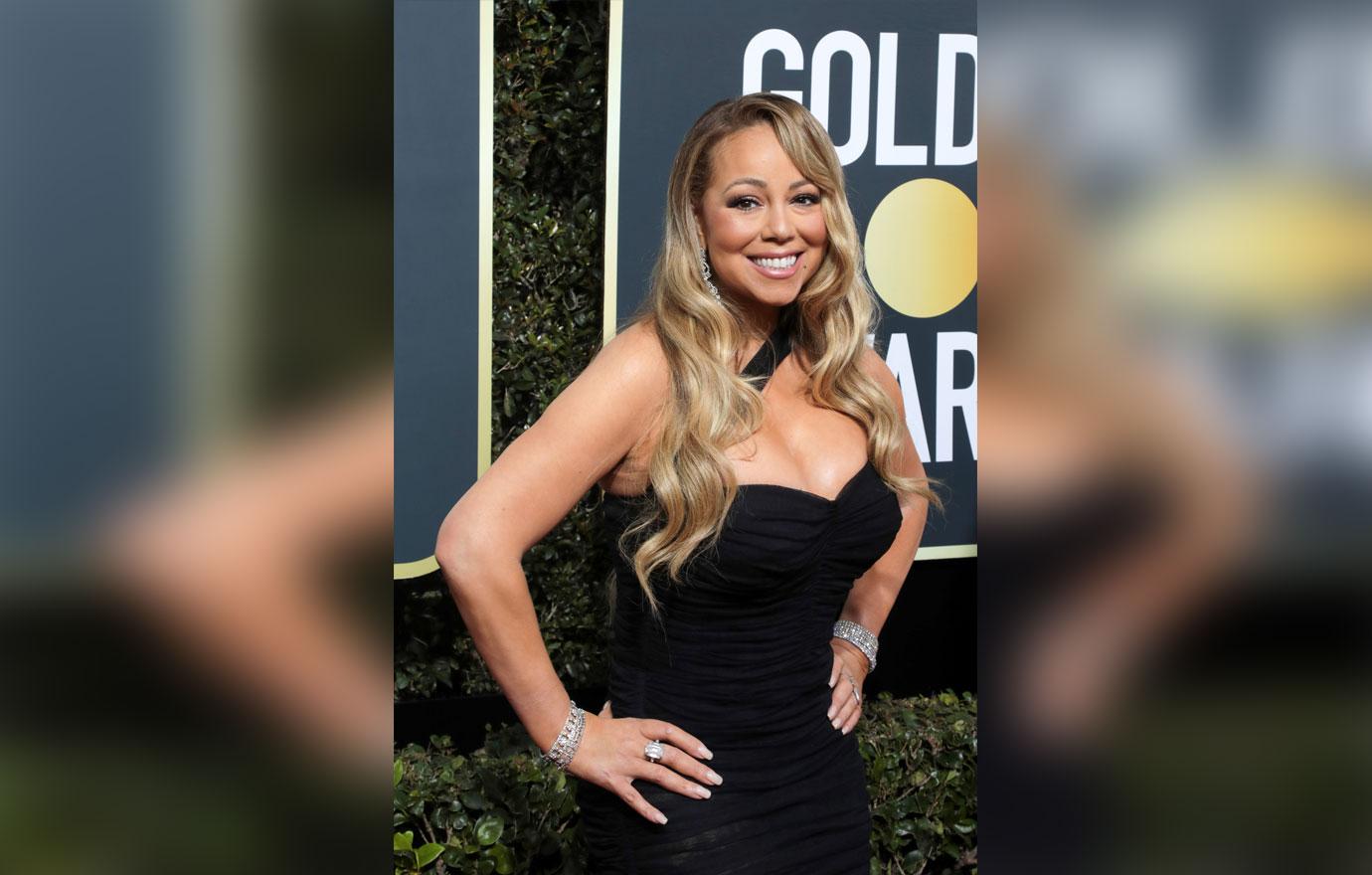 Mariah at golden globes