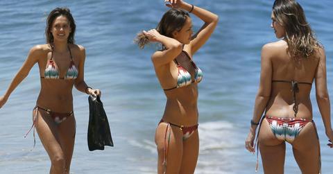Jessica alba butt bikini body