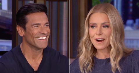 Photos of Mark Consuelos and Kelly Ripa.