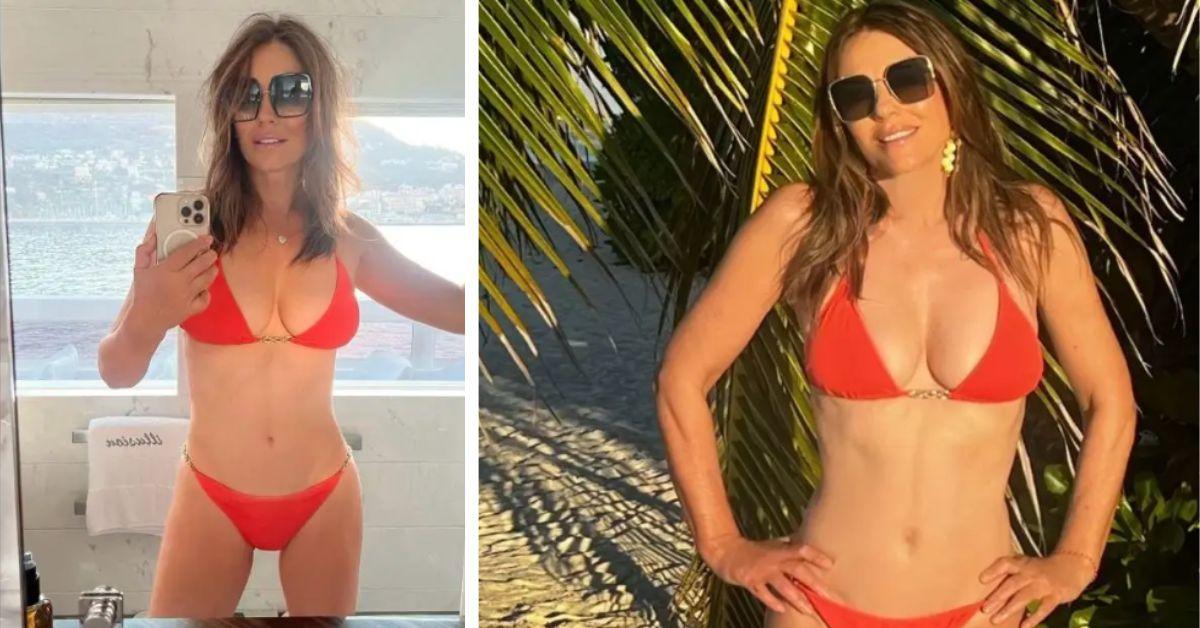 image of Damian Hurley reacted to his mom’s photo.