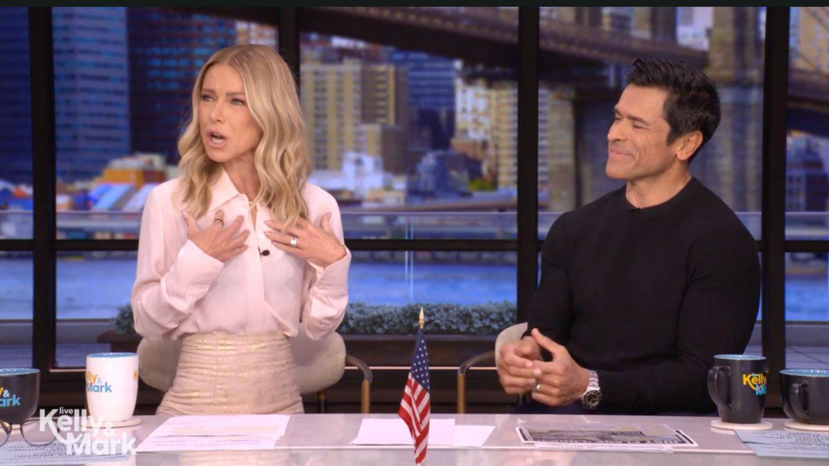 Image of Kelly Ripa admitted she spiraled into health fears, asking herself, 'Am I having a stroke? Do I smell toast?'