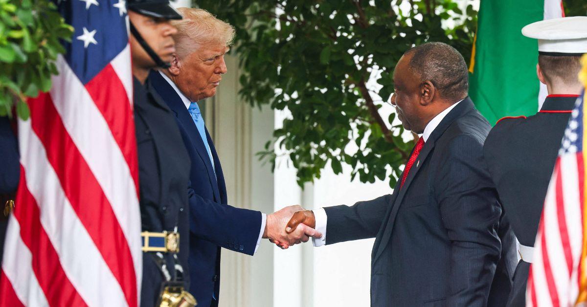 donald trump south african president cyril ramaphosa gift plane
