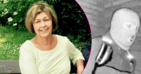 Composite photo of Nancy Guthrie and suspect.