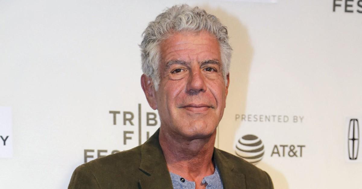 Photo of Anthony Bourdain.