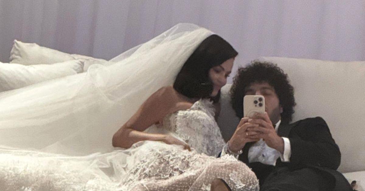 image of Selena Gomez and Benny Blanco got married on September 27, 2025.