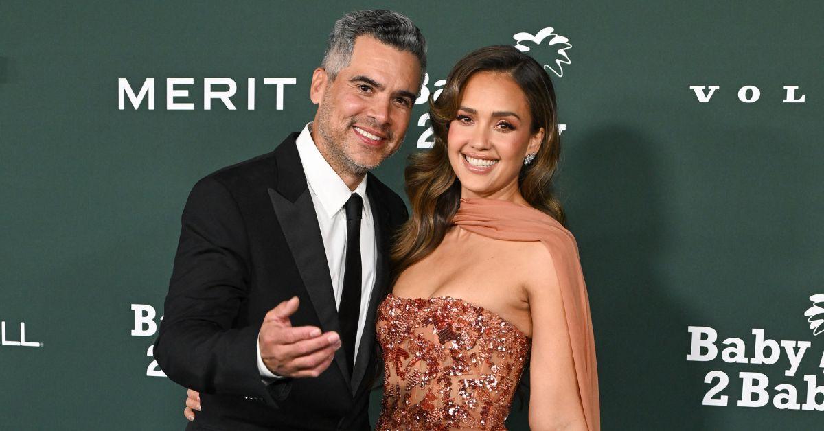 image of Jessica Alba and Cash Warren married in 2008 after meeting on the set of 'Fantastic Four' in 2004. 