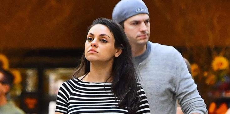 mila kunis pregnant baby two due date ashton kutcher