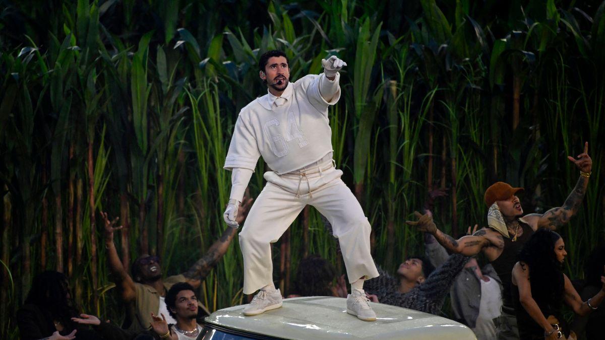 Image of Bad Bunny labeled Donald Trump a racist in one of his songs.