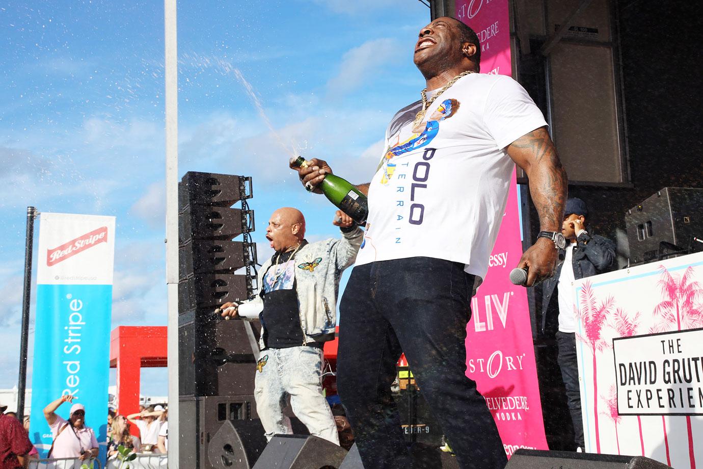 Busta Rhymes and Cedric Gervais Performing at the South Beach Wine and Food Festival