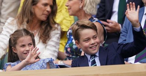 prince george princess charlotte wimbledon photos