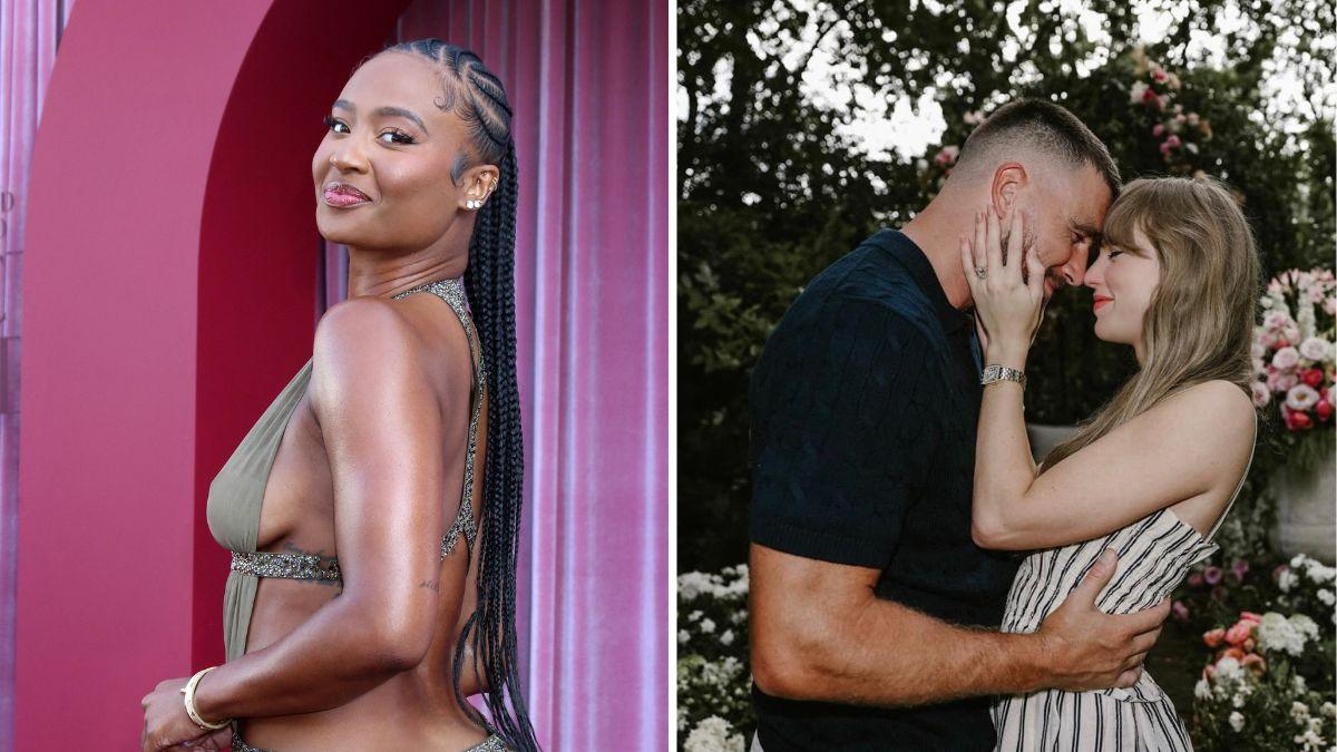 Image of Kayla Nicole and Travis Kelce dated on and off for five years. 