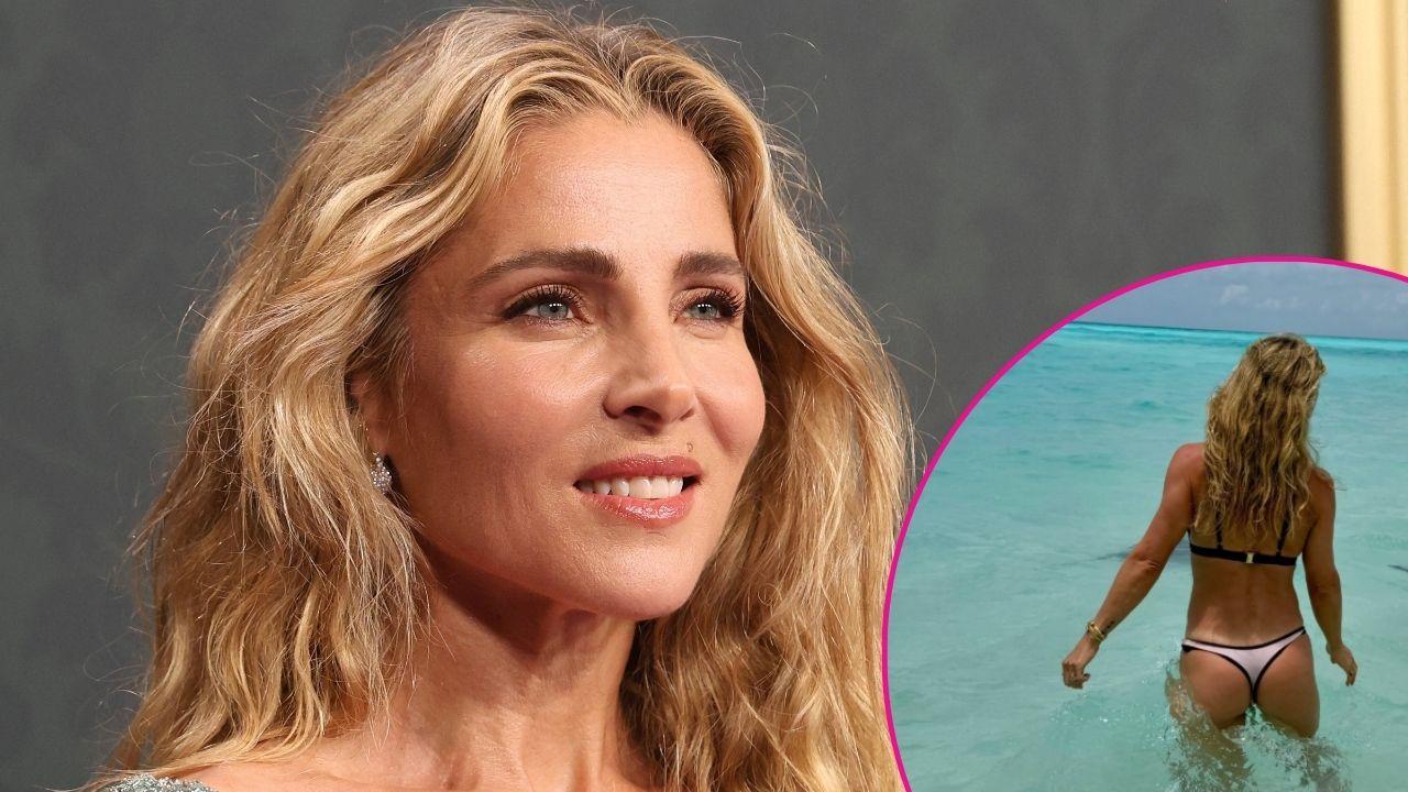 Split photo of Elsa Pataky.