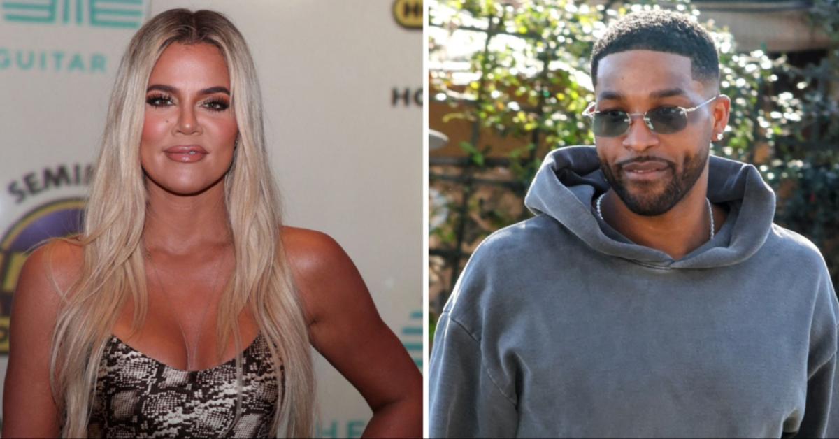 Maralee Nichols flaunts side boob as she spills out of plunging bra as  Tristan Thompson still hasn't met their son Theo