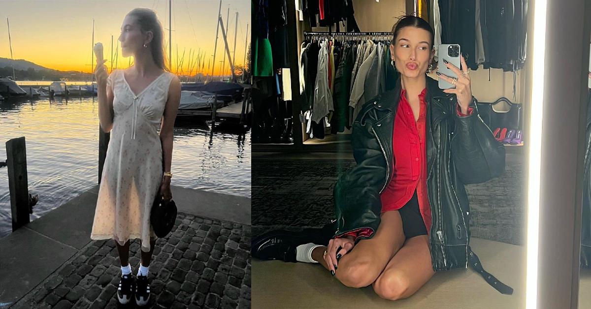 Hailey Bieber Wore Bottega Veneta Shopping At Community Goods