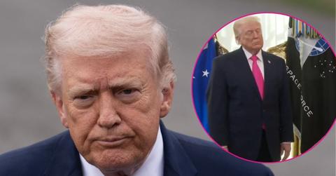 Composite photo of Donald Trump.