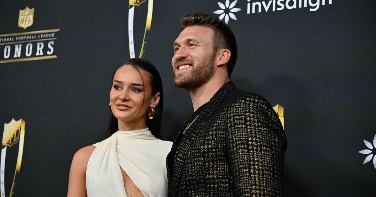 image of Kyle Juszczyk confirmed that he and his wife signed a nondisclosure agreement before attending the private wedding celebration.