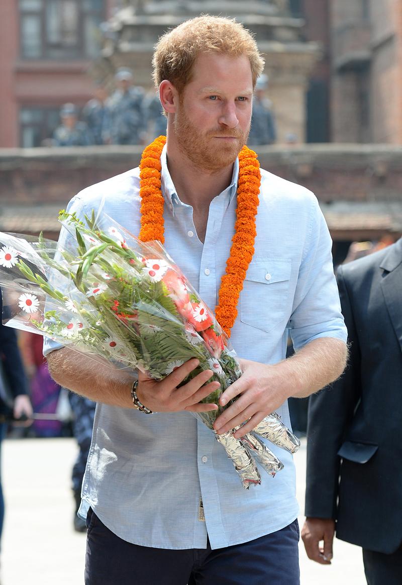 Prince Harry visits Patan Durbar Square