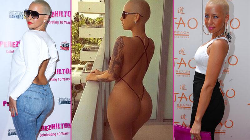 Amber Rose Butt Transformation