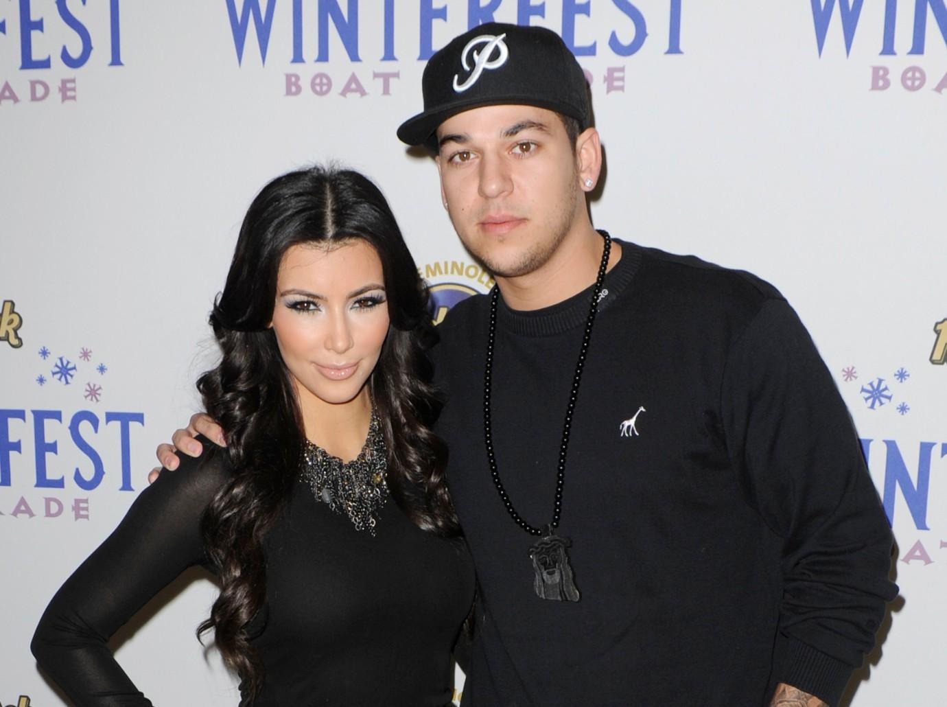 Kim Kardashian Posts Rare Photo of Rob Kardashian on Kris' Birthday