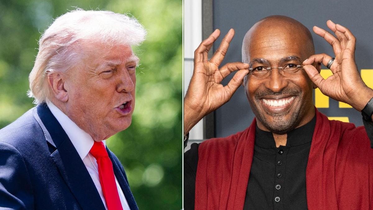 image of Donald Trump called out Van Jones in his rant. 