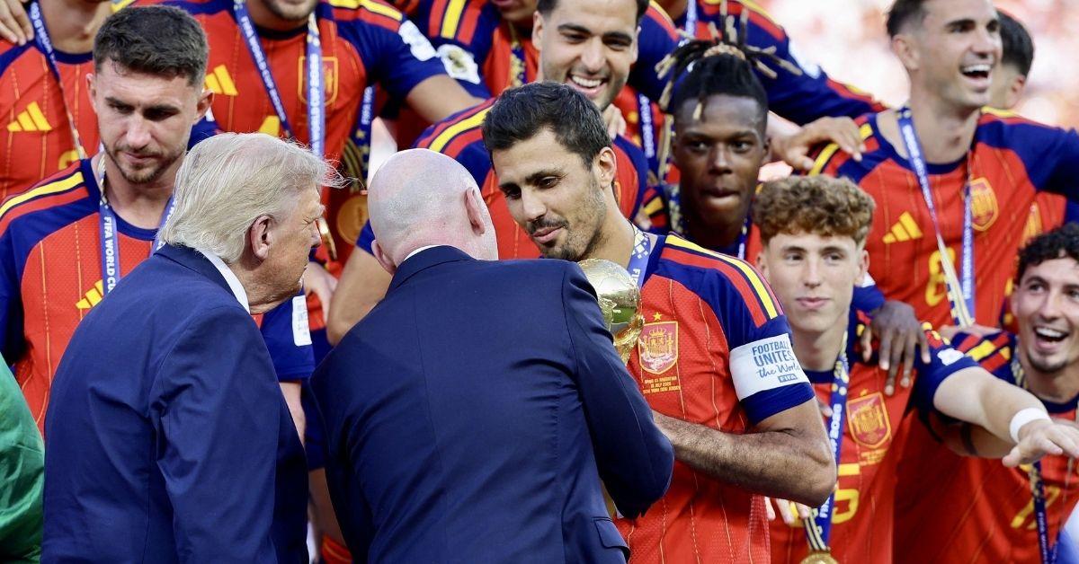 image of Donald Trump said the United States has become a ‘soccer country’ and suggested the nation should bid to host another FIFA World Cup.