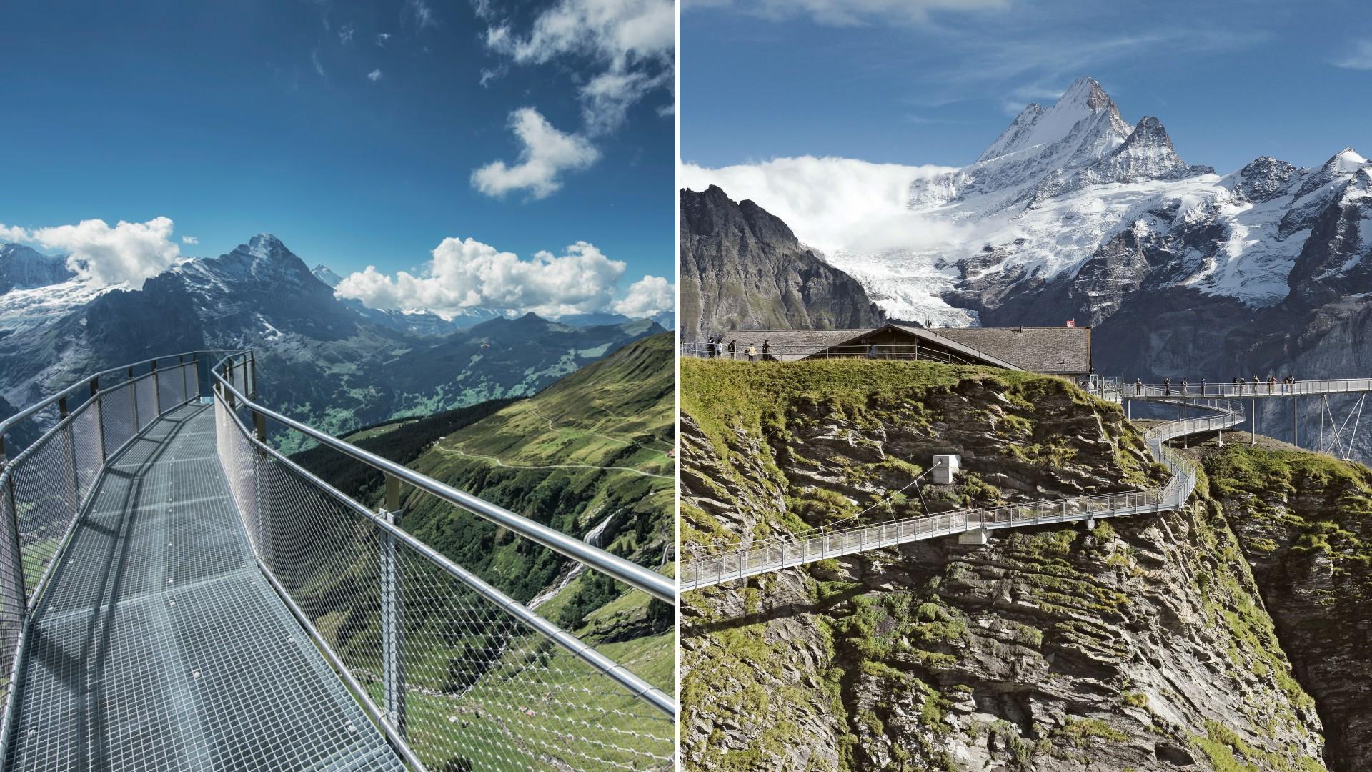 Take a walk on the wild side! Grindelwald’s First Cliff Walk delivers heart-racing heights and jaw-dropping Swiss Alps views.