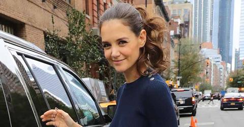 Katie Holmes Goes Shopping In NYC