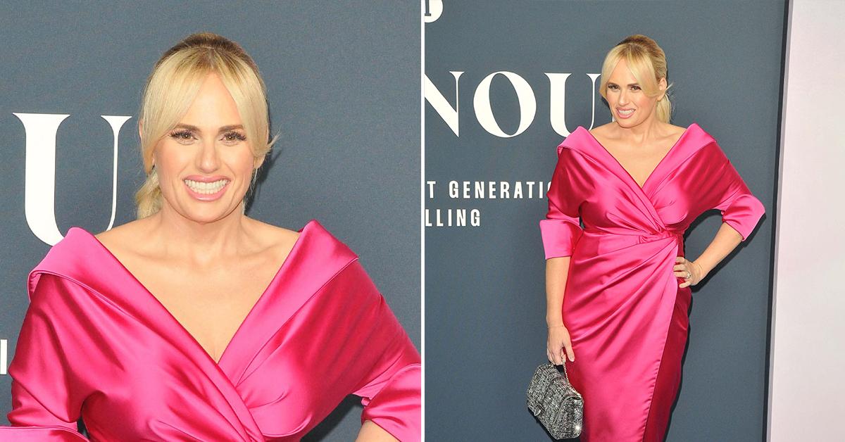 Rebel Wilson Shows Off Slim Figure In Hot Pink Dress At Gala: Photos