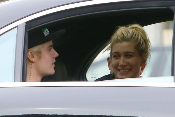 Justin Bieber takes Hailey Baldwin for a lunch date at Madeo