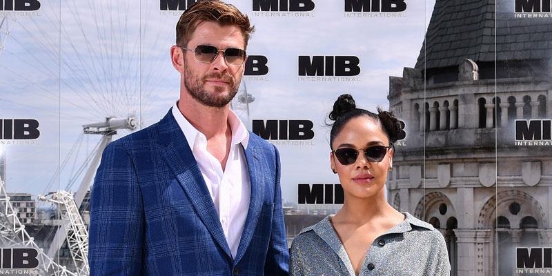 Tessa Thompson Chris Hemsworth London Photocall PP