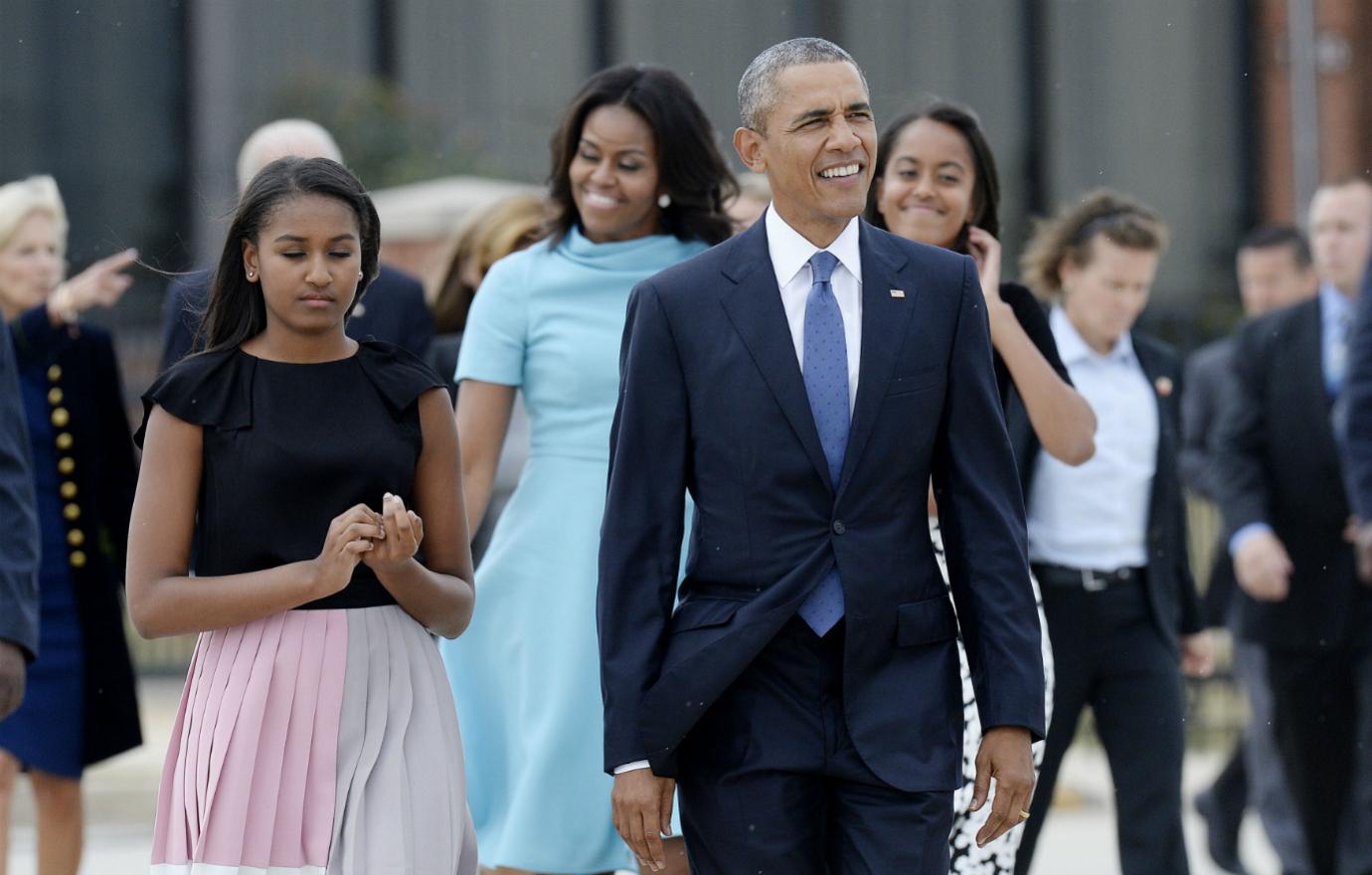 Sasha Obama Just Dyed Her Hair Blue - Sasha Obama New Blue Hair Color