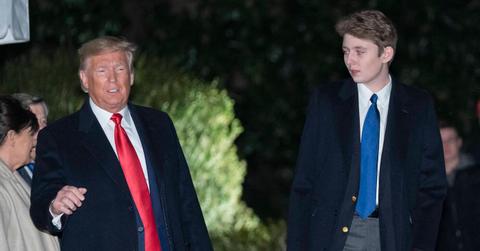 donald trump forgets barron name