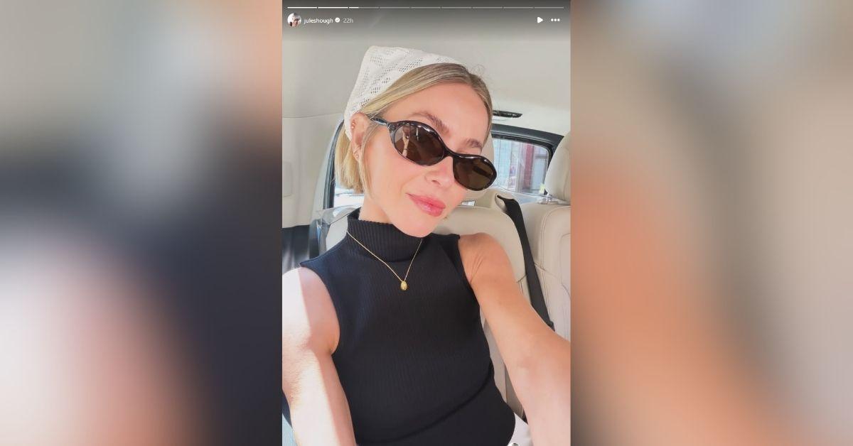 image of Julianne Hough shared new Instagram Stories from her European vacation.