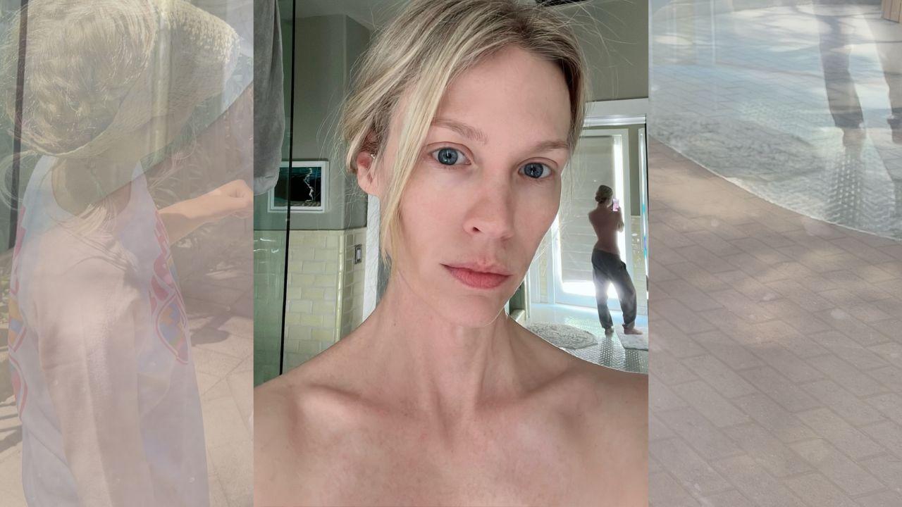 Image of January Jones isn't afraid to show some skin, recently turning heads with another revealing bathroom selfie.