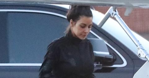 Kim Kardashian keeps it casual as she hops on a jet on Mother’s Day
