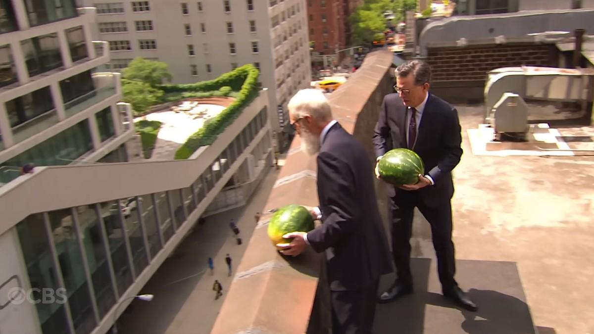 image of Stephen Colbert's show was canceled. 