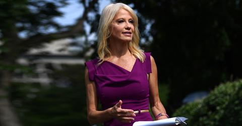 Kellyanne Conway Wearing Purple Dress Goodbye Statement To White House