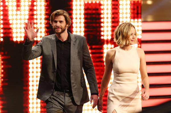 The World Of The Hunger Games  Jennifer Lawrence, Liam Hemsworth