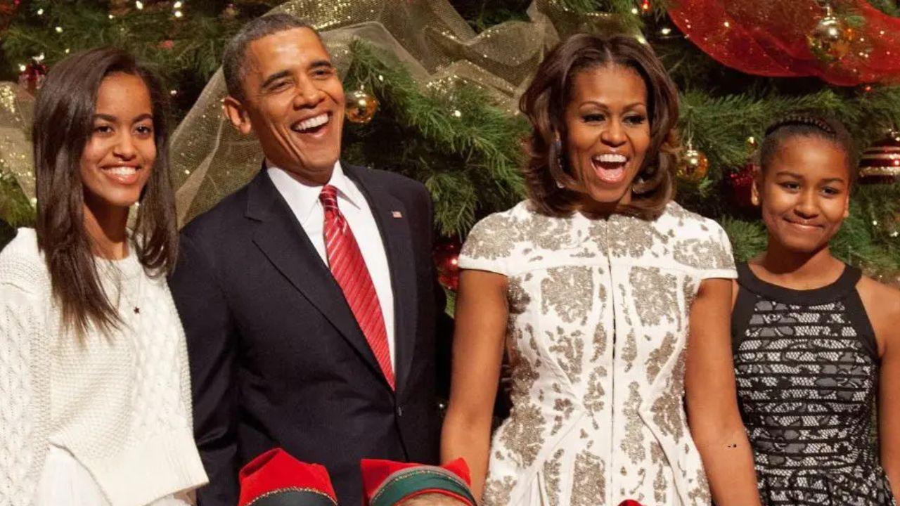 image of Obama family 