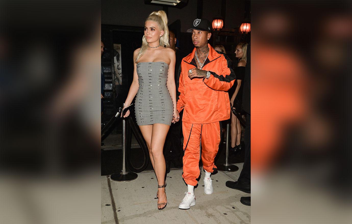 Kylie Jenner and Tyga head out to Provocateur hand in hand